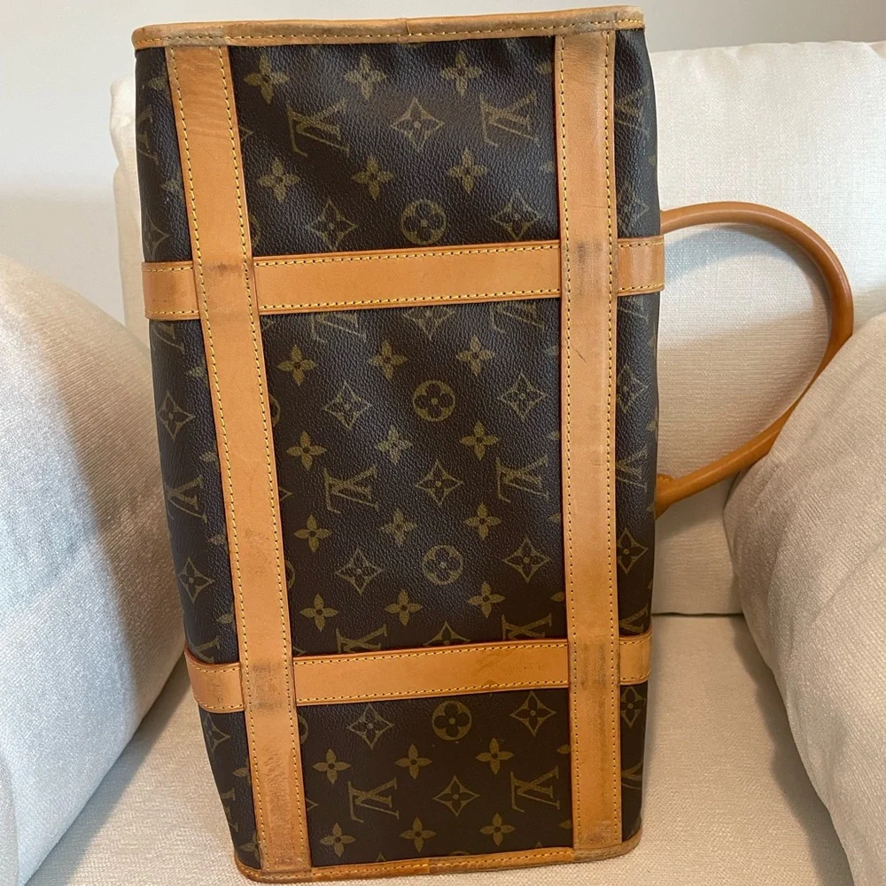 Authentic Louis Vuitton Sac Chien 40 Dog Carrier Monogram Pet Purse